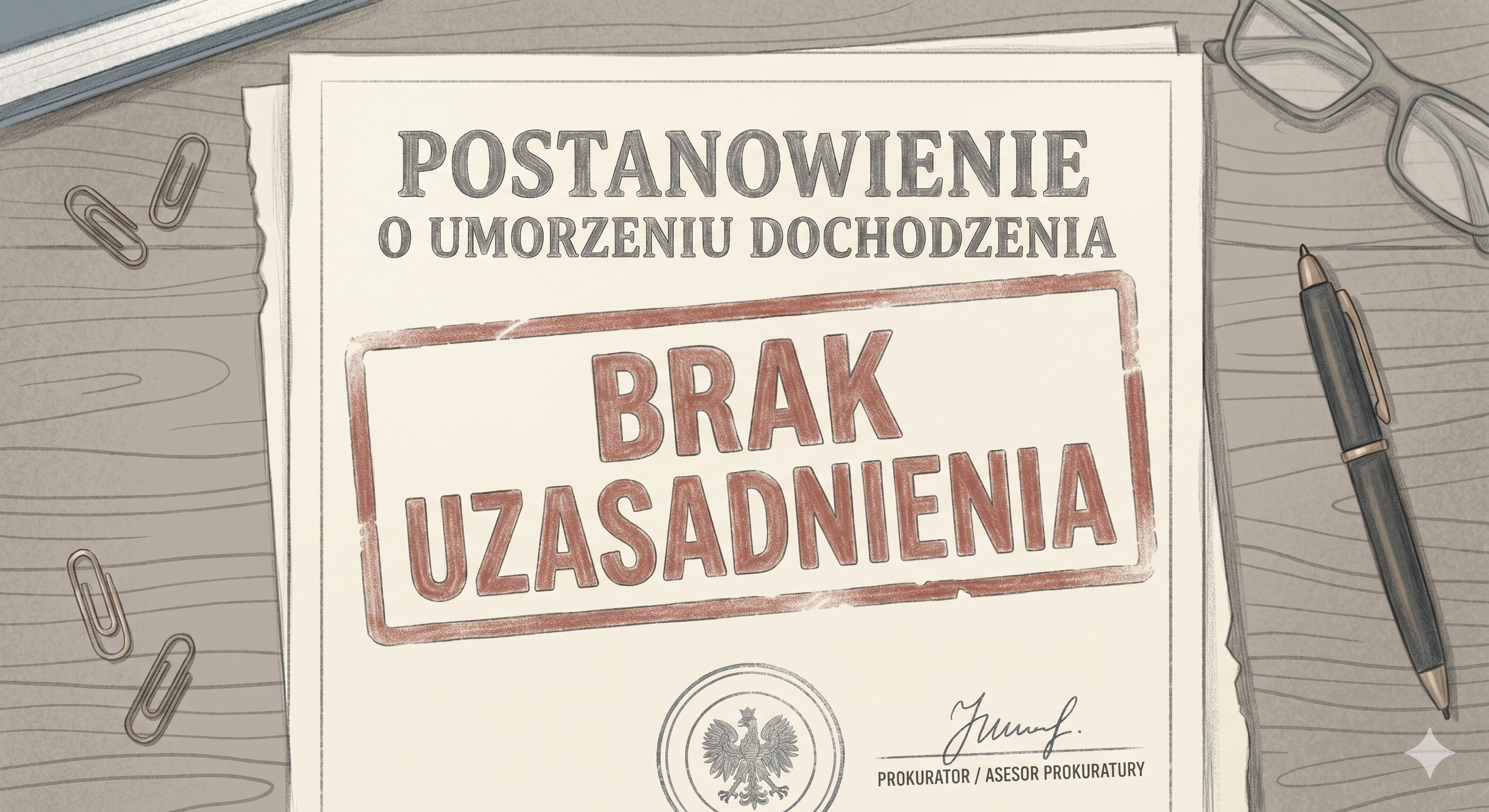 „Brak znamion czynu zabronionego” – co oznacza postanowienie prokuratury i co możesz zrobić? 